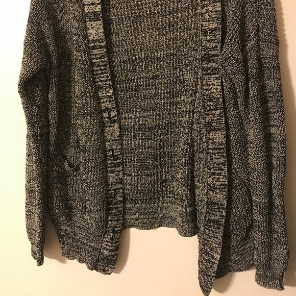 Wet Seal Grey Cardigan Size Medium - Picture 2 of 4